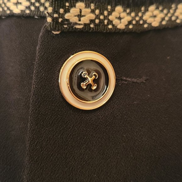 Black Dressy Button Down Womans Size M - Picture 5 of 5